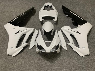 Cheap 2006-2008 Triumph Daytona 675 Triple Motorcycle Fairing - White Glossy Black Canada