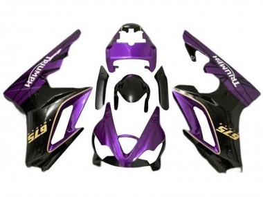 Cheap 2009-2012 Triumph Daytona 675 Triple Motorcycle Fairings - Purple Gold Glossy Black Canada