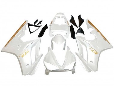 Cheap 2009-2012 Triumph Daytona 675 Triple Motorcycle Fairings - White Gold Canada