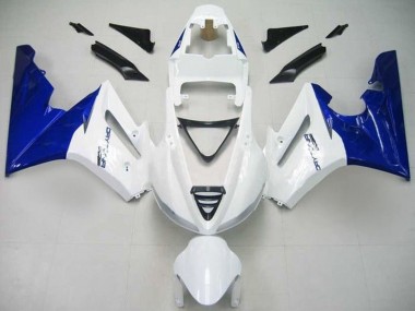 Cheap 2009-2012 Triumph Daytona 675 Triple Motorcycle Fairing - White Blue Canada