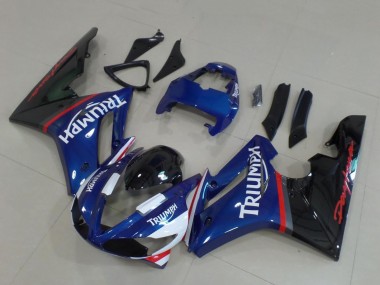 Cheap 2009-2012 Triumph Daytona 675 Triple Motorcycle Fairings - Blue Red White Glossy Black Canada