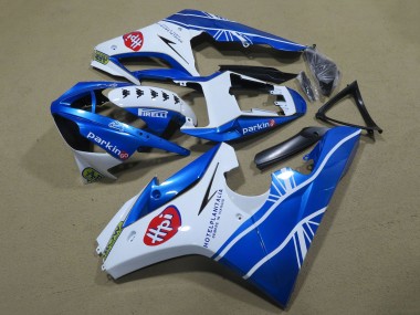 Cheap 2009-2012 Triumph Daytona 675 Triple Motorcycle Fairings - White Blue Hpi Canada