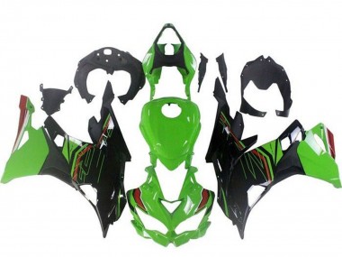 Cheap 2019-2025 Kawasaki ZX4R ZX-4RR Motorcycle Fairings - Green Black Red Canada