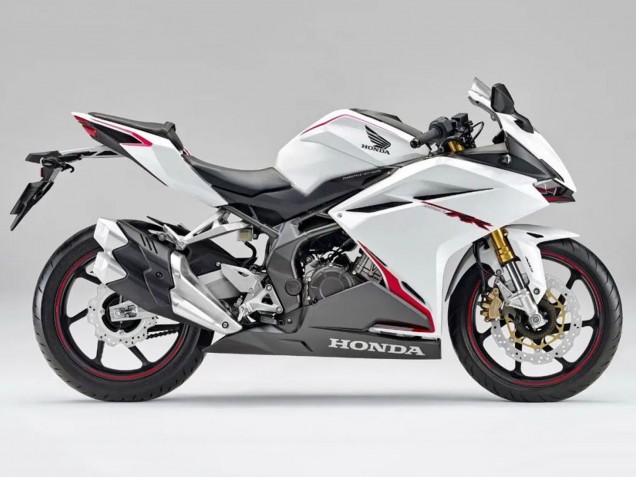 2017-2022 Honda CBR250RR Motorcycle Fairing - White Red Canada