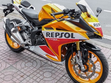 Cheap 2017-2022 Honda CBR250RR Motorcycle Fairings - Yellow White Red Repsol Canada