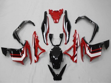 Cheap 2018-2021 Honda ADV150 Motorcycle Fairings - White Red Glossy Black Canada