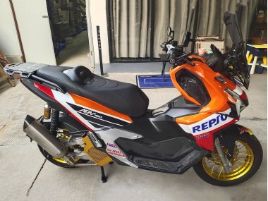 Cheap 2022-2024 Honda ADV160 Motorcycle Fairings - Orange White Red Blue Repsol Red Bull Canada
