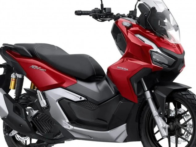 2022-2024 Honda ADV160 Motorcycle Fairings - Silver Red Matte Black Canada