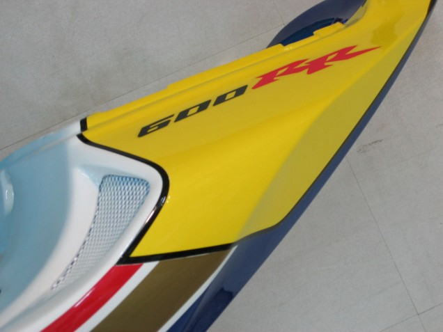 2005-2006 Honda CBR600RR Motorcycle Fairings - Blue White Yellow Rothmans Canada