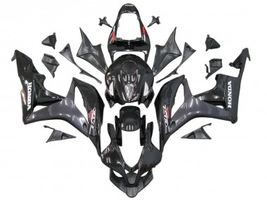 Cheap 2007-2008 Honda CBR600RR Motorcycle Fairings - Grey Glossy Black with Decals Canada