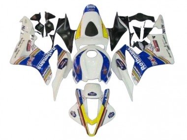 Cheap 2007-2008 Honda CBR600RR Motorcycle Fairings - White Blue Yellow Rothmans Canada