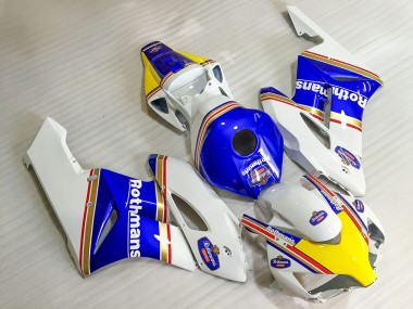 Cheap 2004-2005 Honda CBR1000RR Motorcycle Fairings - White Blue Yellow Rothmans Canada
