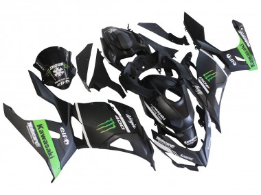 Cheap 2018-2024 Kawasaki EX400 Motorcycle Fairings - Matte Black Green Monster Showr Snow Canada
