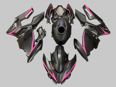Cheap 2018-2024 Kawasaki EX400 Motorcycle Fairings - Matte Black Pink Canada