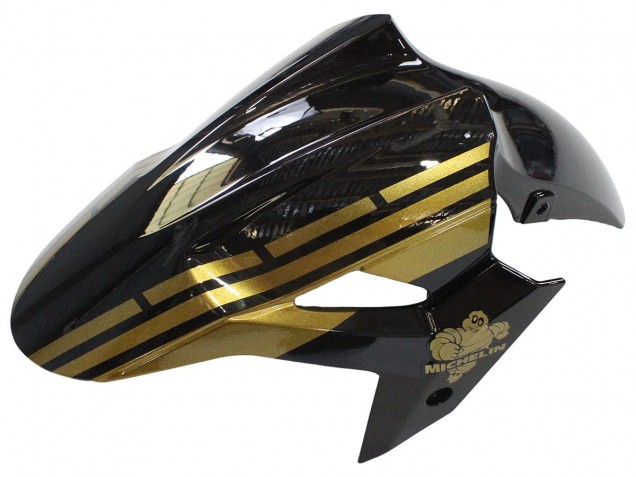 2018-2024 Kawasaki EX400 Motorcycle Fairings - Gold Glossy Black Canada