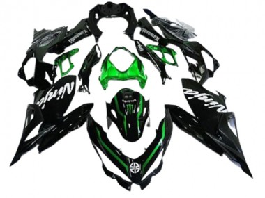 Cheap 2018-2024 Kawasaki EX400 Motorcycle Fairings - Glossy Black Green Monster Canada