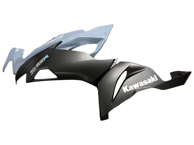 2019-2022 Kawasaki ZX6R Motorcycle Fairings - Grey Matte Black Canada