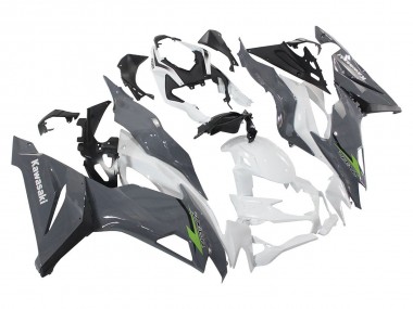 Cheap 2019-2022 Kawasaki ZX6R Motorcycle Fairings - White Grey Green Canada