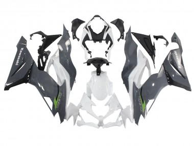 Cheap 2019-2022 Kawasaki ZX6R Motorcycle Fairings - White Grey Green Canada