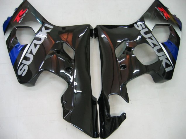 2004-2005 Suzuki GSXR 600/750 Motorcycle Fairings - Blue Grey Glossy Black Canada
