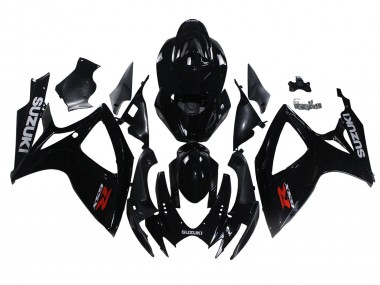 Cheap 2006-2007 Suzuki GSXR 600/750 Motorcycle Fairings - Glossy Black Canada