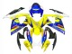 2006-2007 Suzuki GSXR 600/750 Motorcycle Fairings - White Blue Yellow Corona Alstare Canada