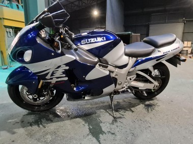 Cheap 1996-2007 Suzuki GSXR 1300 Hayabusa Motorcycle Fairings - Blue White Canada