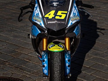 Cheap 2015-2019 Yamaha YZF R1 Motorcycle Fairings - Blue Yellow Shark Canada