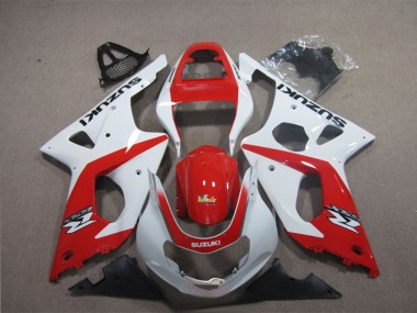 Cheap 2003-2004 Suzuki GSXR 1000 Motorcycle Fairings - White Red Canada