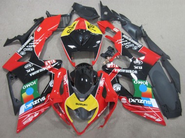 Cheap 2005-2006 Suzuki GSXR 1000 Motorcycle Fairings - Black Red Yellow Blue JOMO Canada