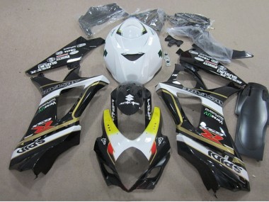 Cheap 2007-2008 Suzuki GSXR 1000 Motorcycle Fairings - White Yellow Red Black Canada