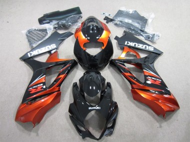 Cheap 2007-2008 Suzuki GSXR 1000 Motorcycle Fairing - Glossy Black Orange Canada