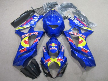 Cheap 2007-2008 Suzuki GSXR 1000 Motorcycle Fairings - Blue Yellow Black Red Bull Canada