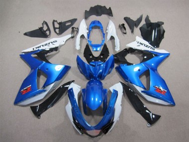 Cheap 2009-2016 Suzuki GSXR 1000 Motorcycle Fairings Kits - White Blue Black Canada