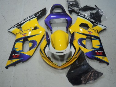 Cheap 2001-2003 Suzuki GSXR 600 Motorcycle Fairings - Yellow Purple Black Canada