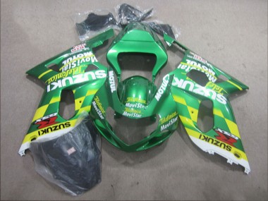Cheap 2001-2003 Suzuki GSXR 600 Motorcycle Fairings - Green Yellow Telefonica MoviStar Canada