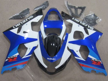 Cheap 2004-2005 Suzuki GSXR 600 Motorcycle Fairings - White Blue Red Canada