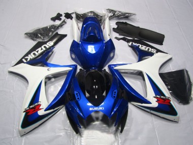 Cheap 2006-2007 Suzuki GSXR 600 Motorcycle Fairings - White Blue Glossy Black Red Canada
