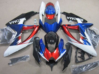 Cheap 2008-2010 Suzuki GSXR 600 Motorcycle Fairings - White Red Blue Black Rizoma Canada