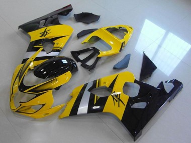 Cheap 2004-2005 Suzuki GSXR 750 Abs Motorcycle Fairings - Yellow Silver Black Canada