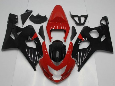 Cheap 2004-2005 Suzuki GSXR 750 Motorcycle Fairing - Red Glossy Black Canada