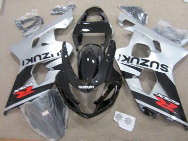Cheap 2004-2005 Suzuki GSXR 750 Motorcycle Fairings - Silver Glossy Black Red Canada