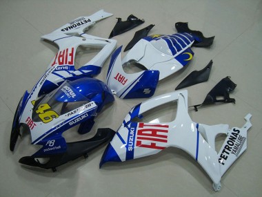 Cheap 2006-2007 Suzuki GSXR 750 Motorcycle Fairings - White Blue Red Fiat 46 Canada
