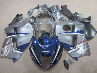 Cheap 1996-2007 Suzuki GSXR 1300 Hayabusa Motorcycle Fairings - Silver Blue Canada
