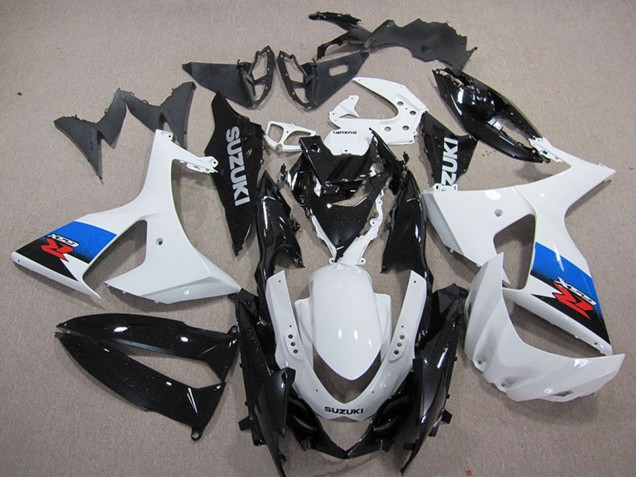 2009-2016 Suzuki GSXR 1000 Motorcycle Plastics - White Blue Black Canada