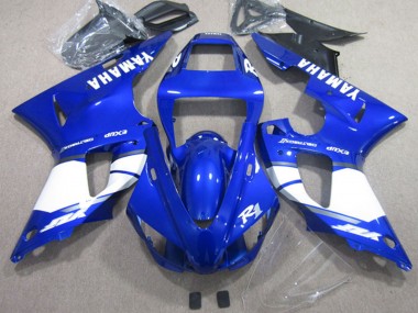 Cheap 2002-2003 Yamaha YZF R1 Motorcycle Fairings - Blue White Canada