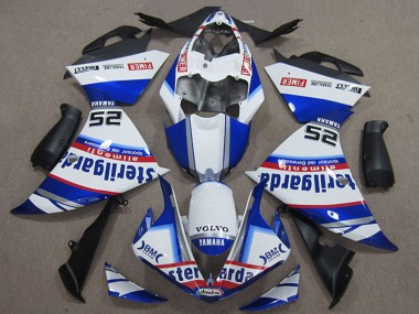 Cheap 2012-2014 Yamaha YZF R1 Motorcycle Fairings - White Blue Red Black Fimer Sterilgarda Canada
