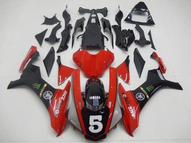 Cheap 2015-2019 Yamaha YZF R1 Motorcycle Fairings - Red Black Green Monster 5 Canada