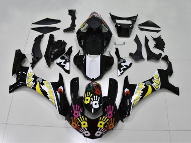 Cheap 2015-2019 Yamaha YZF R1 Motorcycle Fairings - Black White Yellow Pink Shark Canada