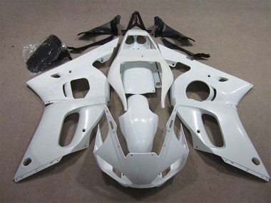 Cheap 1998-2002 Yamaha YZF R6 Motorcycle Fairings - White Canada